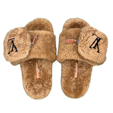 Louis Vuitton Paseo Comfort Slides / Sandals / Slippers Brown / Black